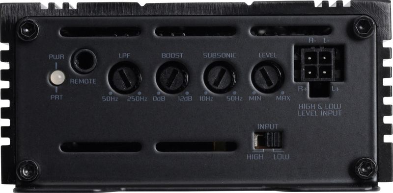 Ground Zero GZRA 700.1-MICRO 700W @ 1 Ohm - Radioactive monoblokk med auto on/off