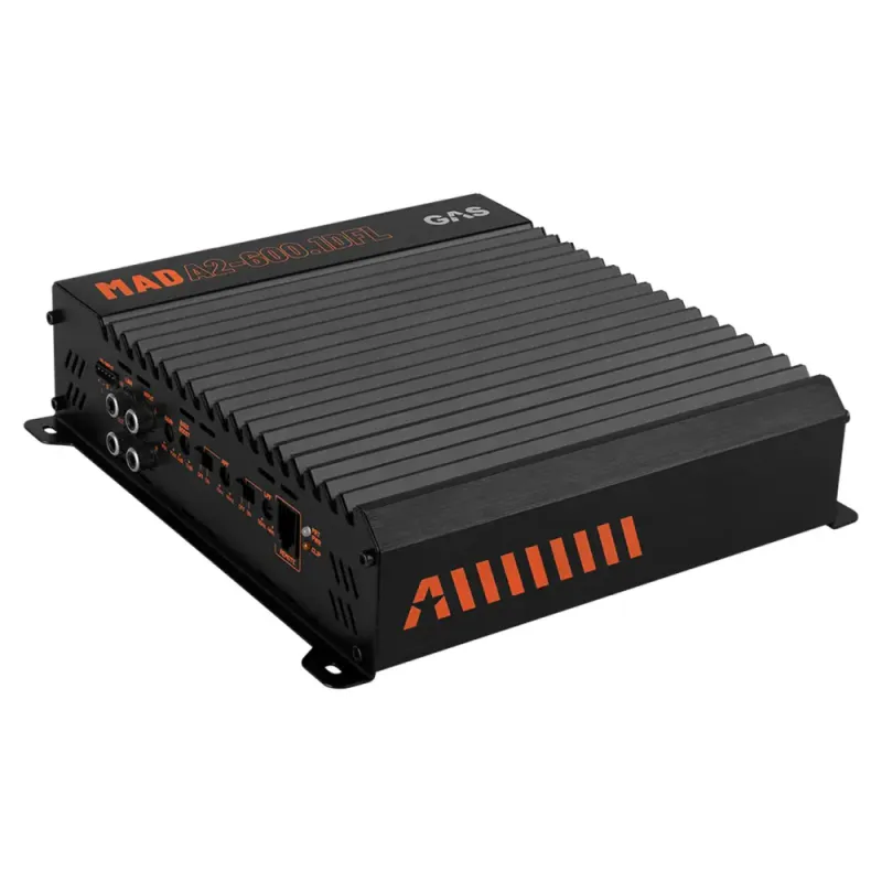 GAS MAD Basspakke med 2x12`` kasse og forsterker på 600W RMS