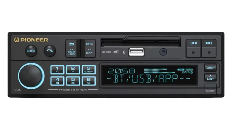 Pioneer SXT-C10PS Retroradio. BT, DAB+, USB, AUX, ikke CD