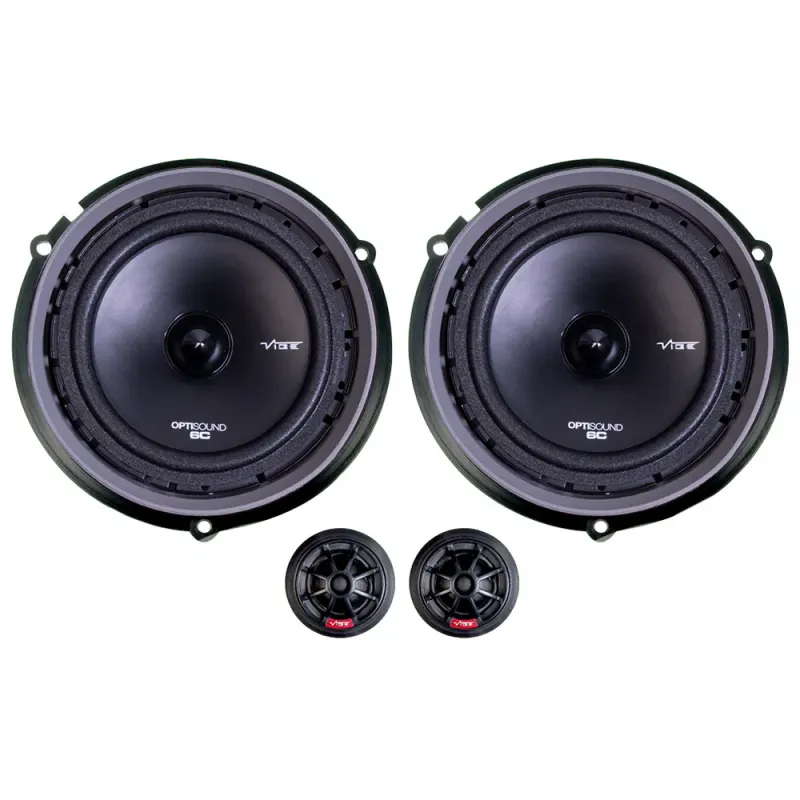 VIBE Optisound AUDIA3-V0 Biltilpasset 6,5`` høyttalersett for Audi A3, A4, R8