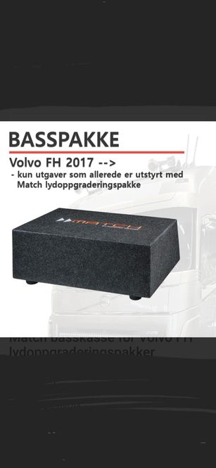 Hovedbilde Match basskasse for Volvo FH ...
