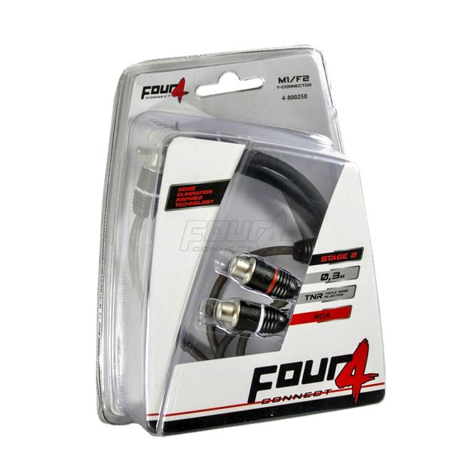 Hovedbilde Y-Ledd 4 CONNECT STAGE 2 RCA. 30cm 1 hann - 2 ...