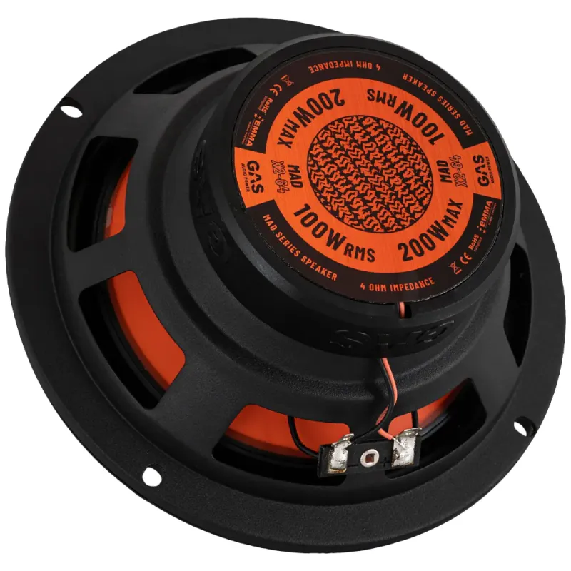 GAS MAD X2-64 6.5`` coaxial, 100W RMS, 4 Ohm, 92 dB