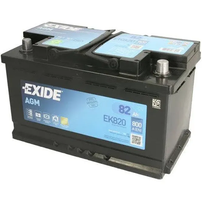 Hovedbilde Exide EK820 AGM BATTERI 12V 82AH 800A